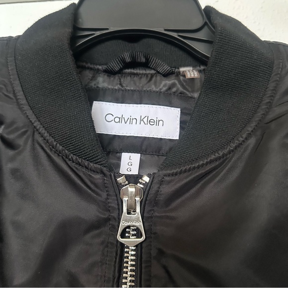 Calvin Klein Men's Classic Black Bomber Jacket - Picture 3 of 9